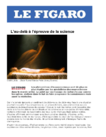 2009.11.14 | L’au-delà à l’épreuve de la science | Le Figaro