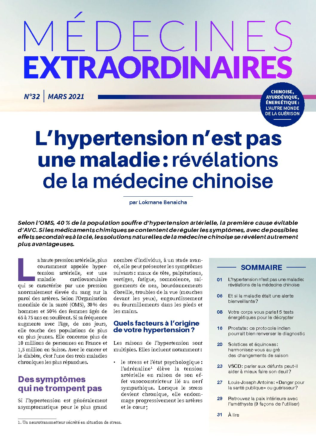 2021.04.15 | Médecine Extraordinaire